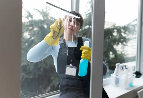 Nettoyage de vitres intérieures et extérieures à Geyssans